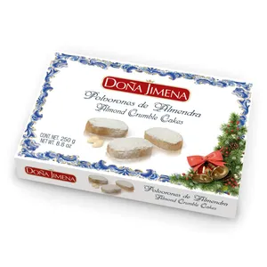 Dona Jimena Almond Crumble Cakes Christmas box (Polvorones)