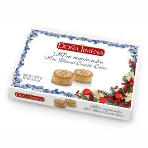 Dona Jimena Mini Almond Crumble Cakes Christmas box (Mantecados)