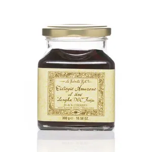 La Favorita Black Cherries with Langhe Freisa Wine