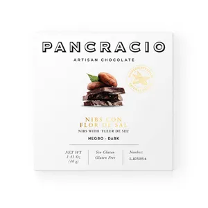 Pancracio Nibs with Fleur de Sel Mini Dark Chocolate bar